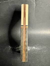 Image 4 of Faux Ivory & Brass Carbon Fiber Knife Scales