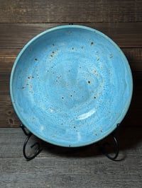 Image 1 of Speckled blue bowl