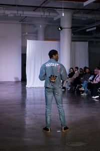 Image 5 of Ripped INNOCENT denim jacket