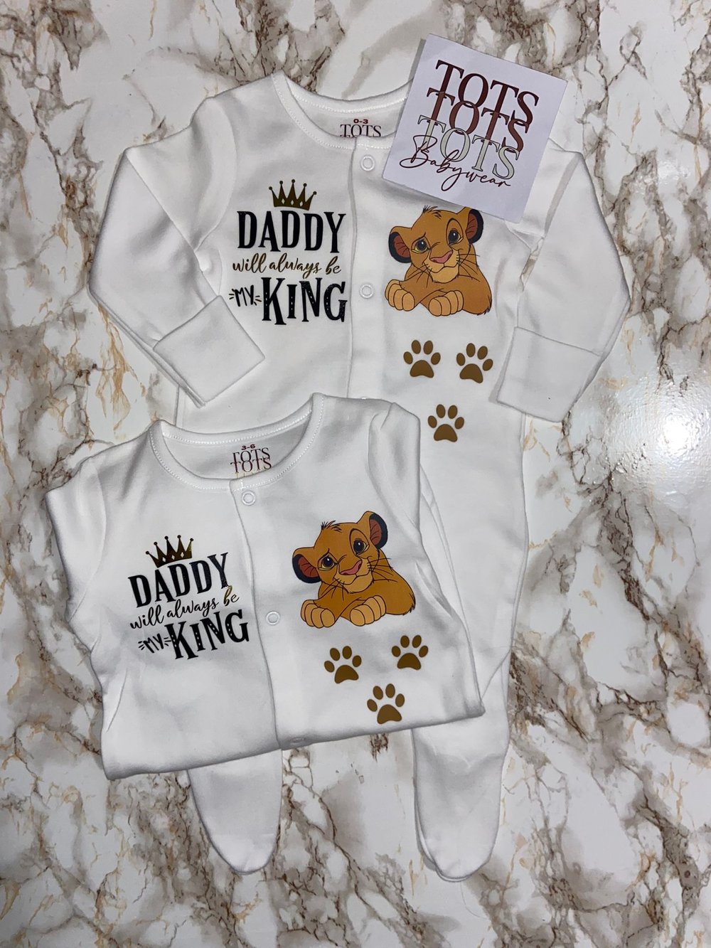 Daddy King Sleepsuit 