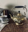 Samovar en laiton étamé, XIXème siècle. 