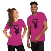 Image 2 of Artbot Playbot in Black Unisex t-shirt