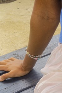 Image 3 of little gem pearl bracelet