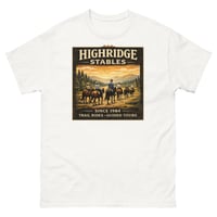 Image 3 of Highridge Stables Horseback Riding Trail T-Shirt