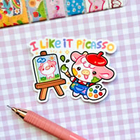 Image 2 of I Like It Picasso Sticker