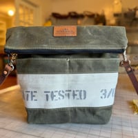 Image 1 of One of a Kind Crossbody Burn Bag-Olive Green 2