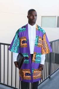 Image 1 of The safo poncho - earthy 