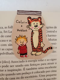 Image 1 of Calvin and Hobbes magnetic bookmarks 