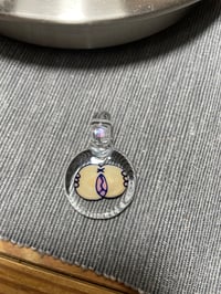 Image 1 of Spread em glass pendant 