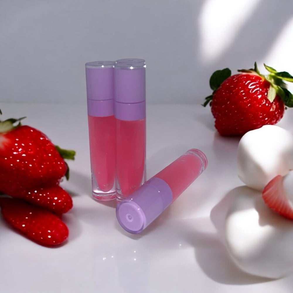 Image of February Lip Gloss - strawberries & cream