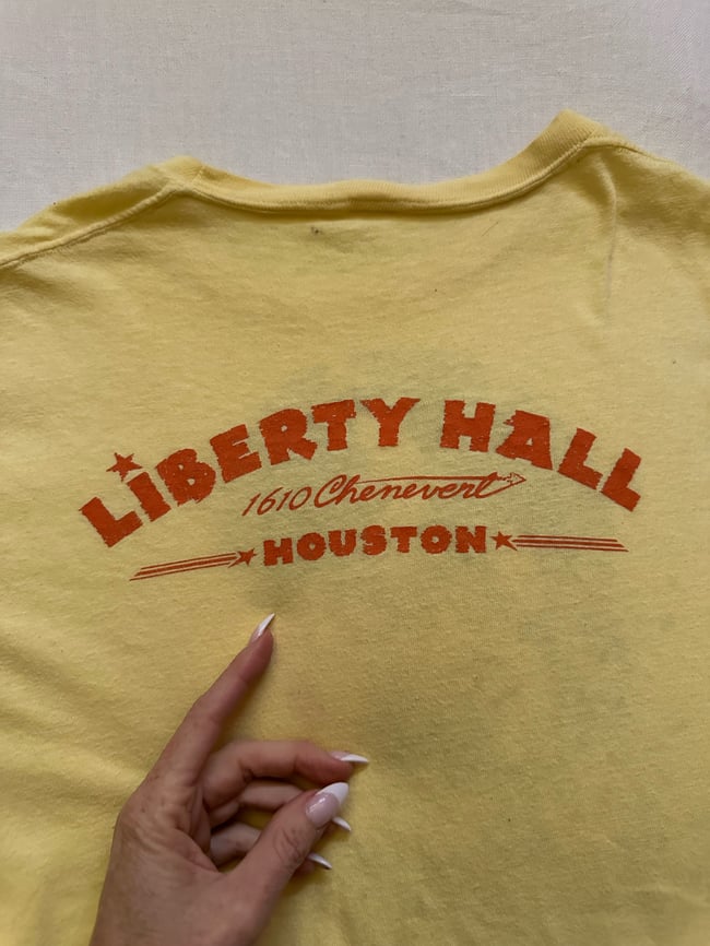 1974 Jerry Jeff Walker concert t shirt 