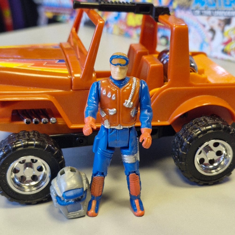 Image of M.A.S.K. Gator Vehicle with Figure – Vintage Kenner 1980s