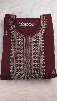 Image 4 of Soft Silk Kurtha Set - Design #8