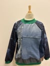 Denim Patchwork sweatshirt #3