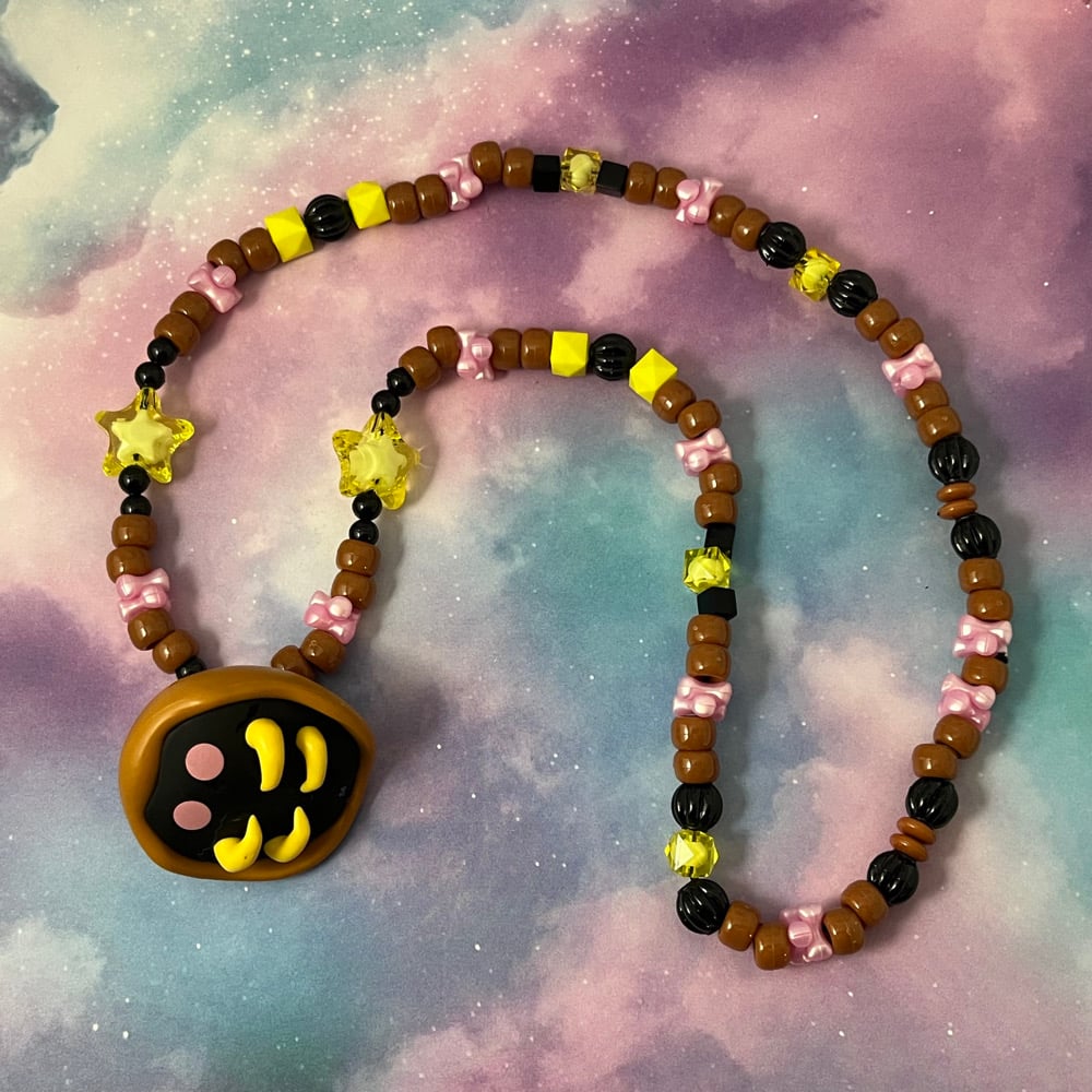 Image of Kabuto Pokemon Kandi Necklace