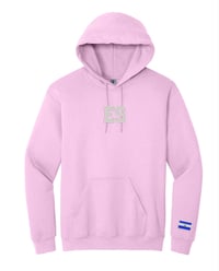 Image 1 of ES EMBROIDERY HOODIE - LIGHT PINK 
