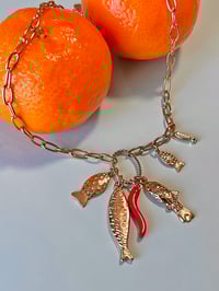 Image 2 of FISH CHARM NECKLACE