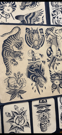 Image 2 of Medium tattoo flash 2