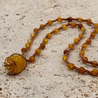 Image 1 of Yellow Agate Dice Necklace