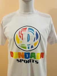 Image 2 of DUNDADA Sports Circle D White T-Shirt 