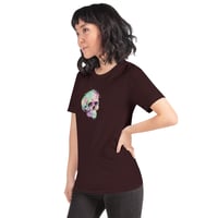 Image 8 of Colorful Watercolor Skull Unisex t-shirt