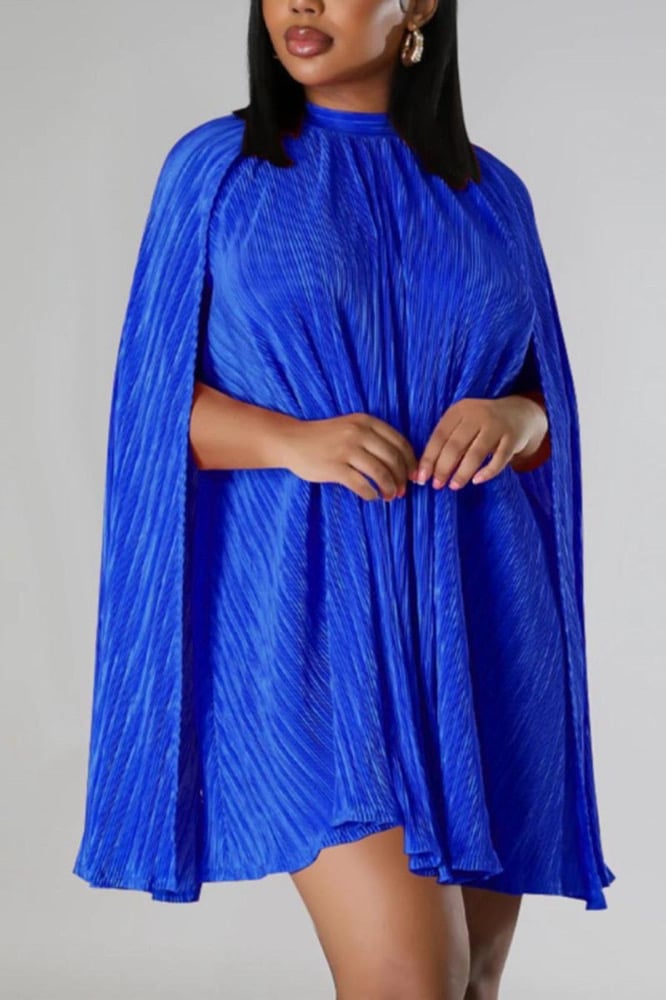 Image of Blue Look Like Money Dress