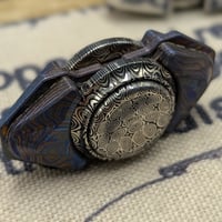 Image 9 of Preorder A New Linkage Button---DOME in Damasteel