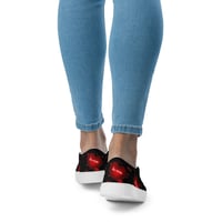 Image 3 of Valentines slip-on canvas shoes