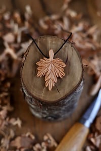 Image 3 of Maple Leaf— Pendant Necklace 