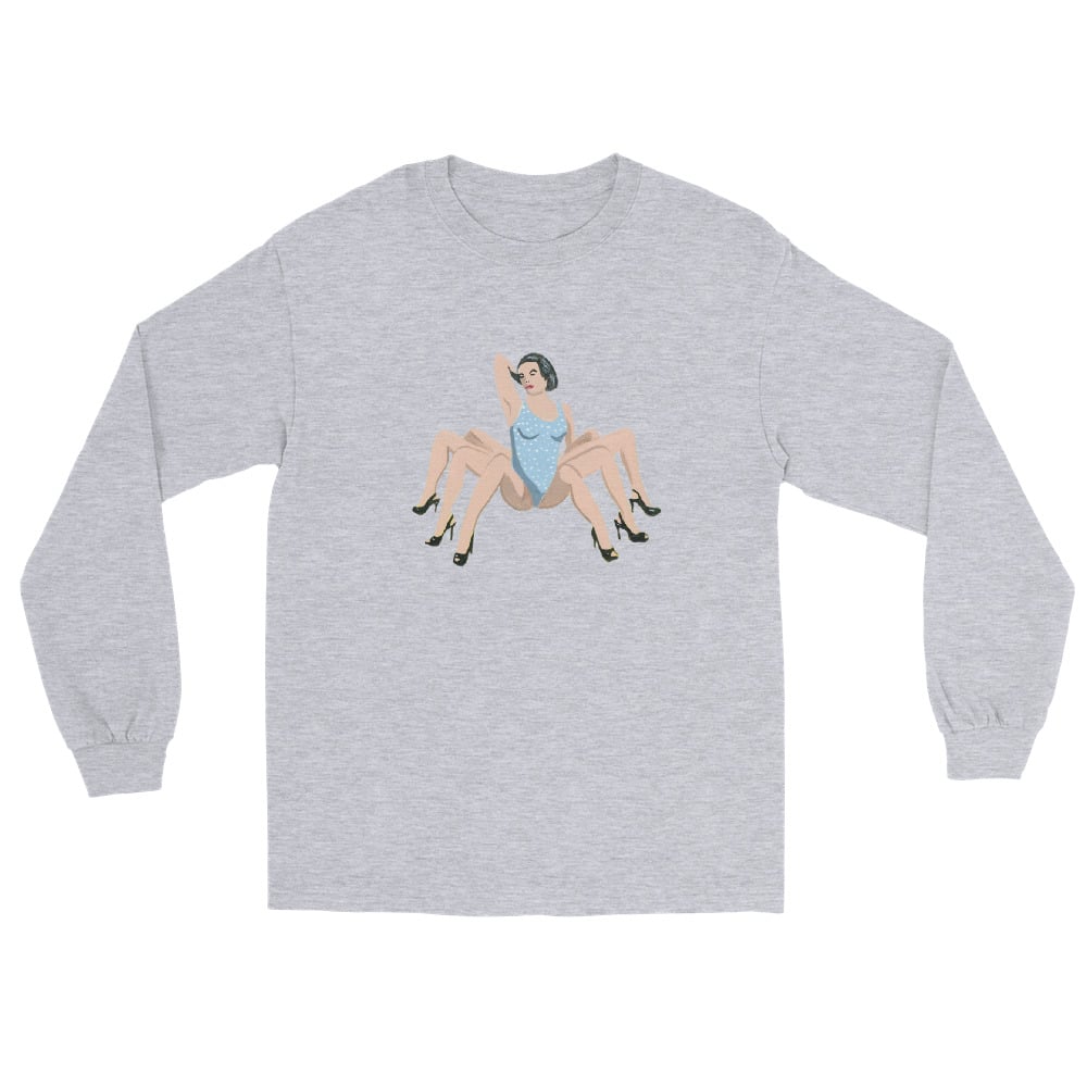 Image of EIGHT LEGGED WOMAN LONG SLEEVE SHIRT