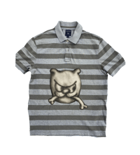 Image 1 of Angry pup polo (grey) M 