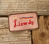 Image 1 of Phish hand stitch patch “ Lizards ”