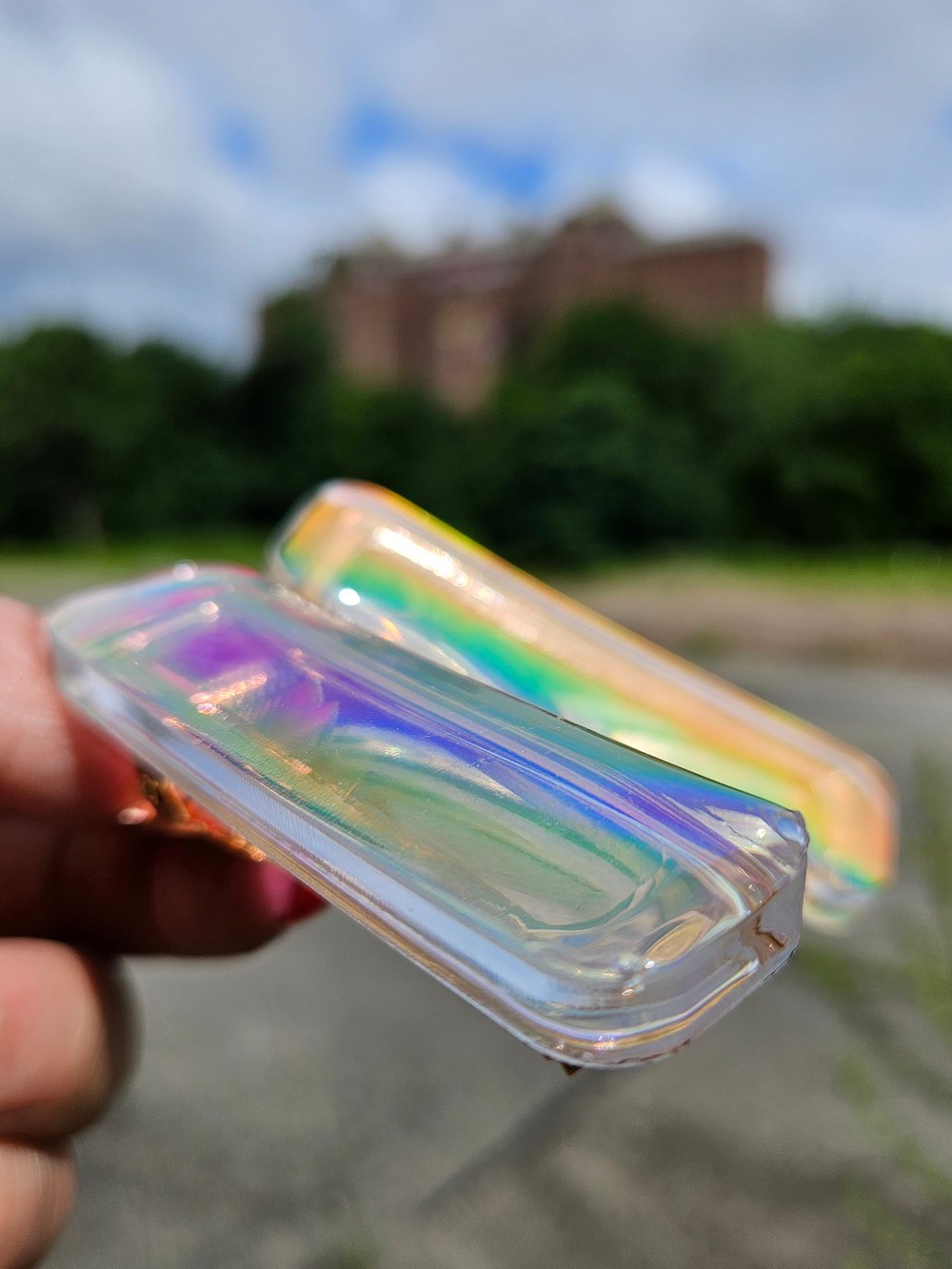 Image of Clearidescent Bar Barrette