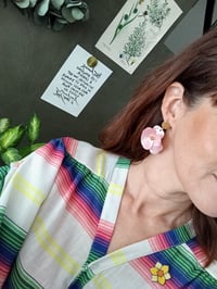 Image 3 of Boucles d'oreilles Fleurs 