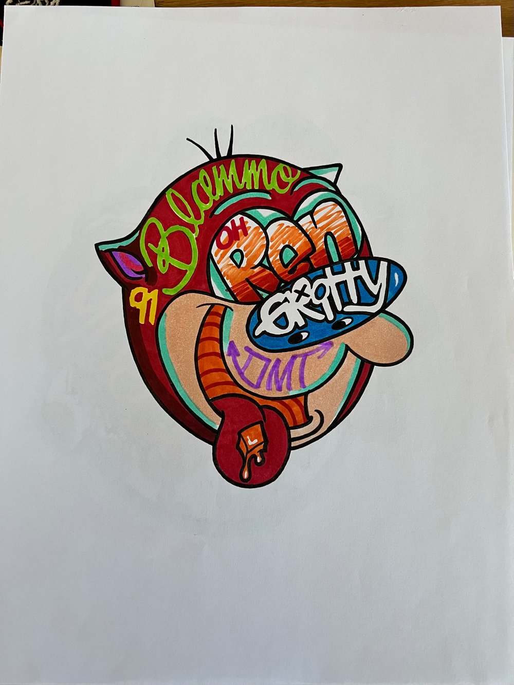 Original Gritty Kitty Art | Dark Matter Theory