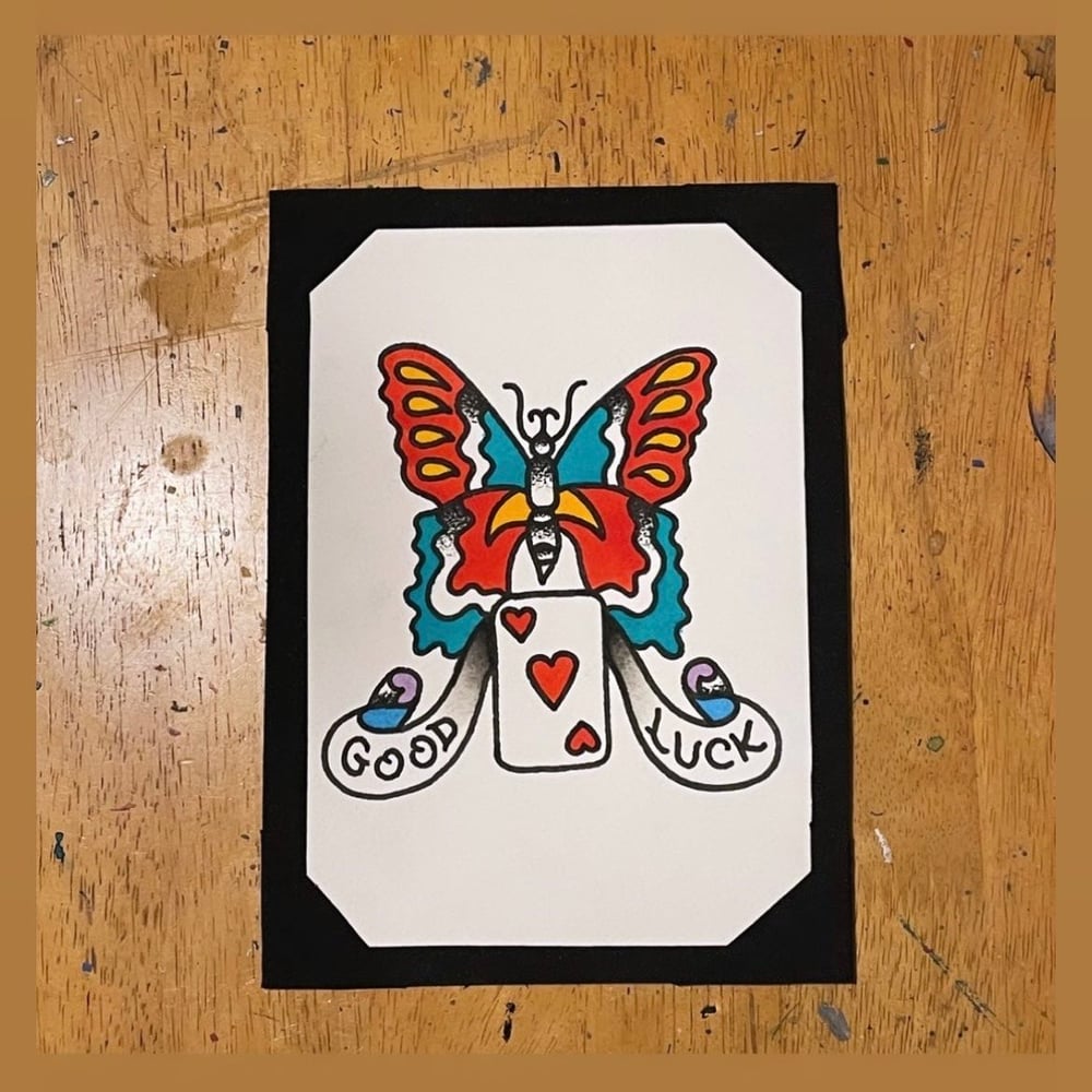 Image of Lucky Butterfly Painting