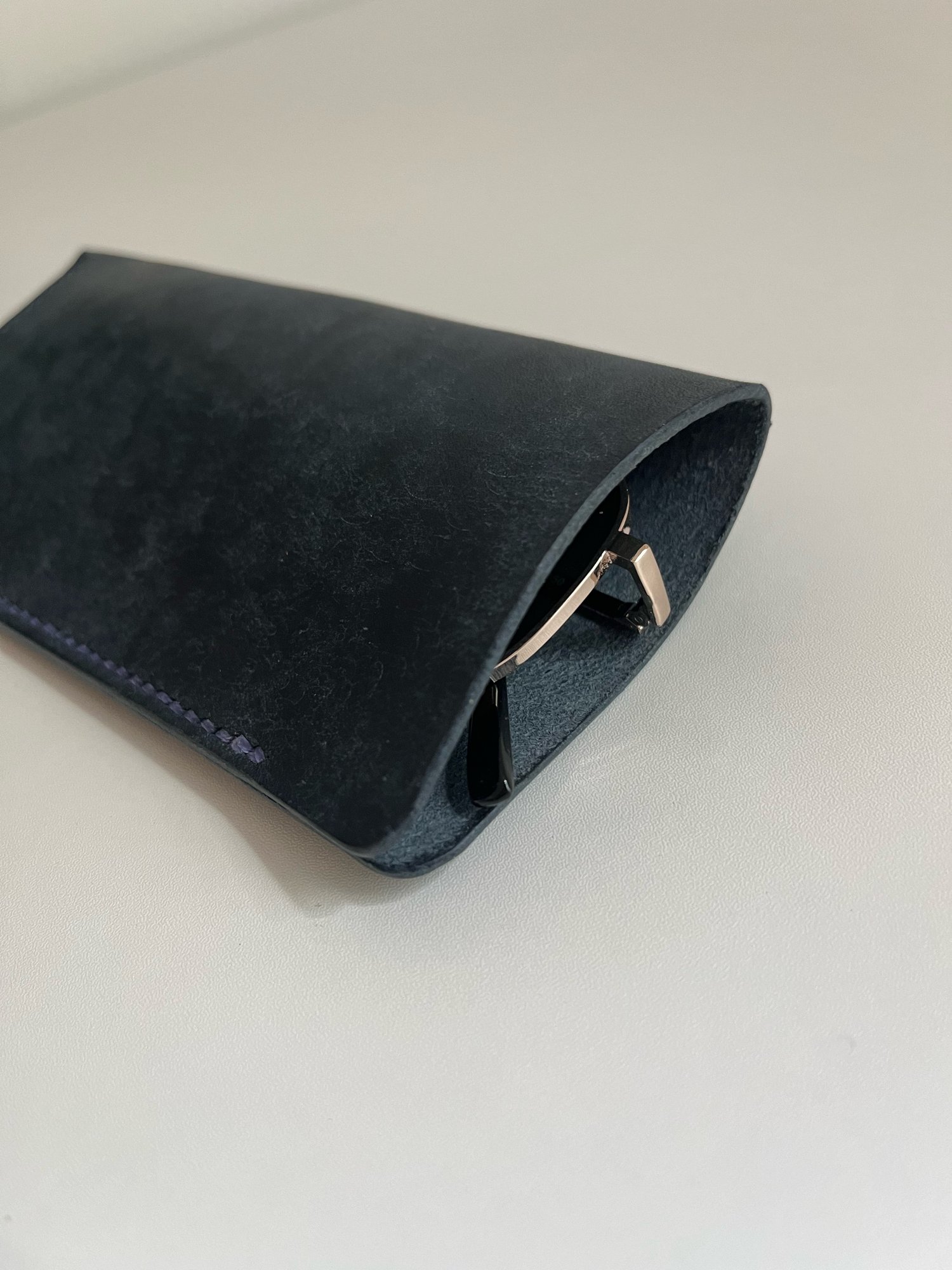 Image of Navy Pueblo Sunglasses Case