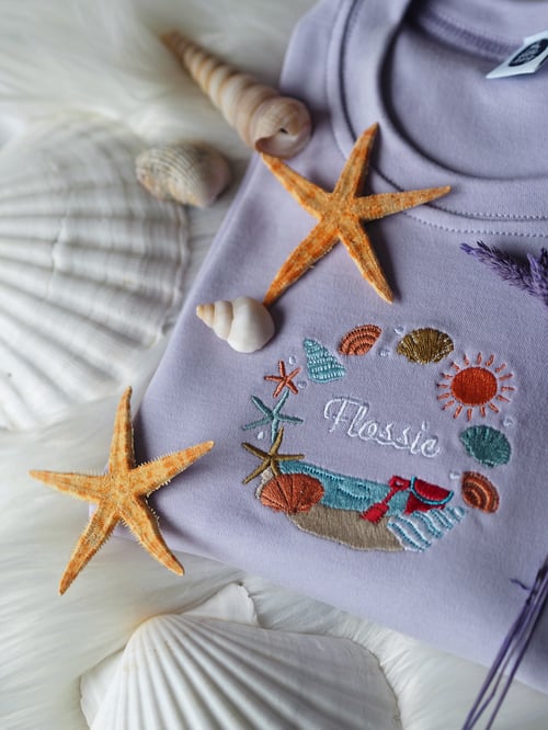 Image of Sea Shells & Sunshine - Lilac Tee