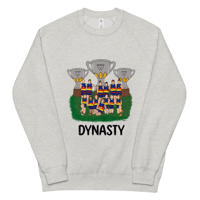 Image 2 of Crom Women's Dynasty Unisex Raglan Sweatshirt