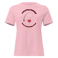 Image 3 of A Bad Day Fishing Women's Relaxed T-Shirt
