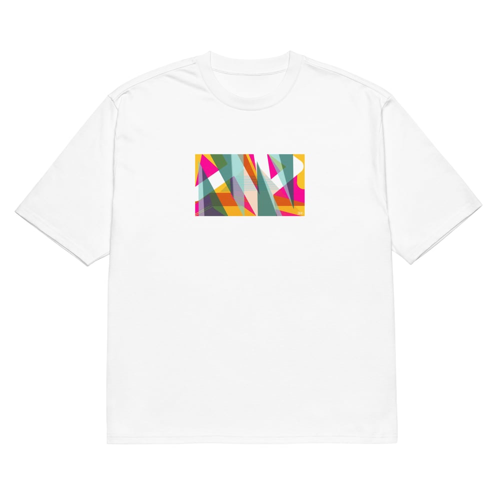 Image of "PYRAMIDS" Oversized heavyweight t-shirt