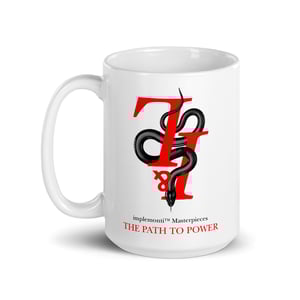 Image of implemonti “THE PATH TO POWER” White Glossy Mug