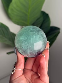 Image 3 of RAINBOW FLUORITE SPHERE -CHINA- I