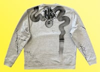 Image 2 of “MY HONEYBEE” CUSTOM PAINTED PULLOVER SWEATSHIRT XL