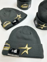 Image 1 of New Era Custom Knit Graphite Cheviot Gold
