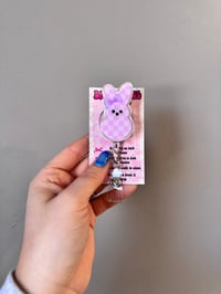 Purple plaid bunny 