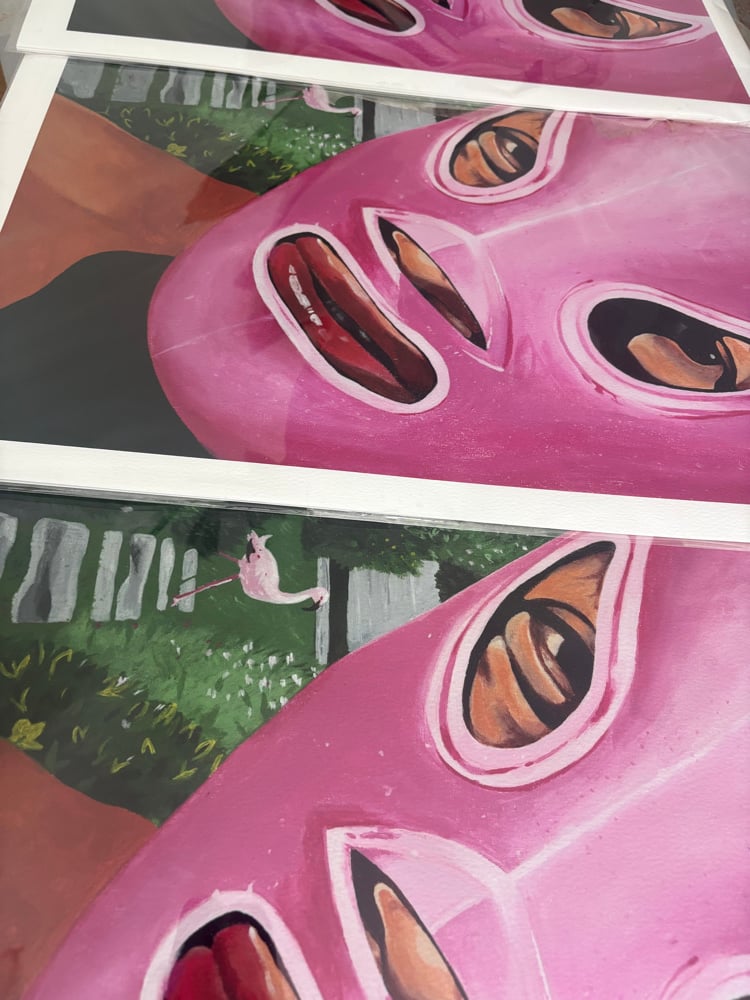 “Summer Garden Selfie” Fine Art Print