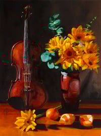 Image 3 of 'Sun Strings and Shadows' Print