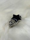 Obsidian star ring.   ($174.99)