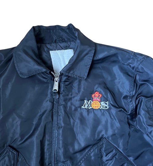 Image of 90s Vintage Ministry Of Sound ‘MOS’ rave bomber jacket: Fits Large
